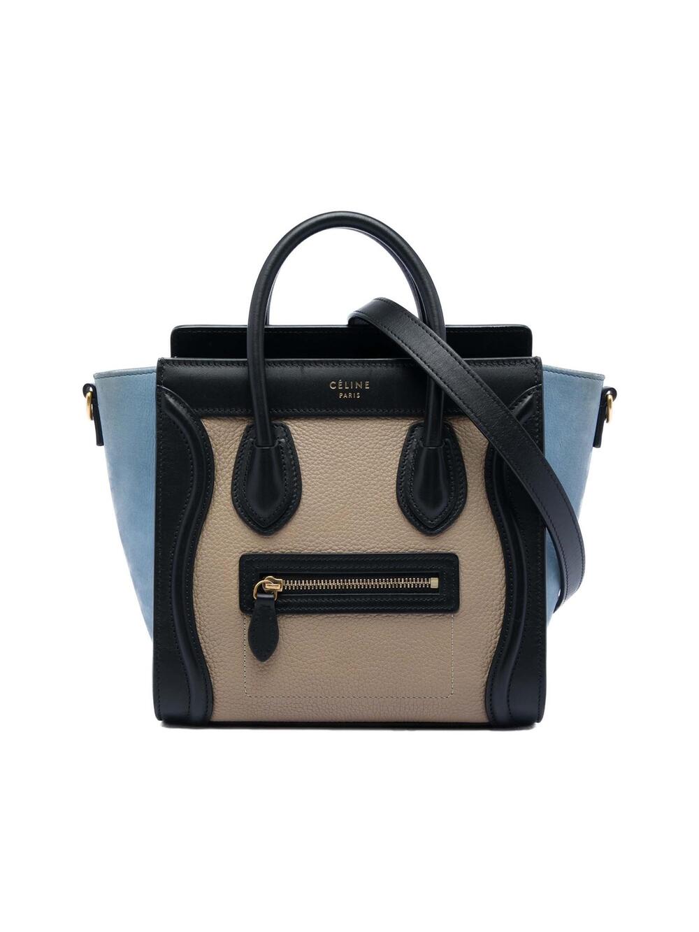 Celine Nano Tricolor Leather Luggage #306645C98B